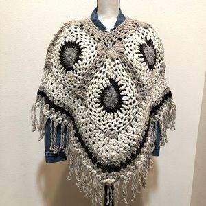Crochet Mexican poncho